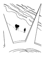 A coloring page of planet of the apes
